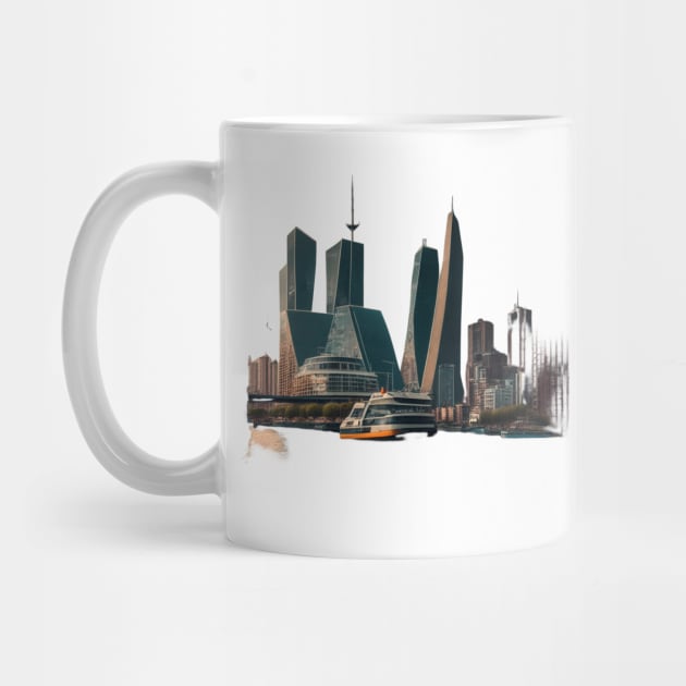 Future City Skyline by Quotigner